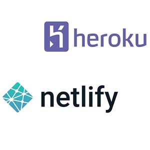 Netlify & Heroku Logo